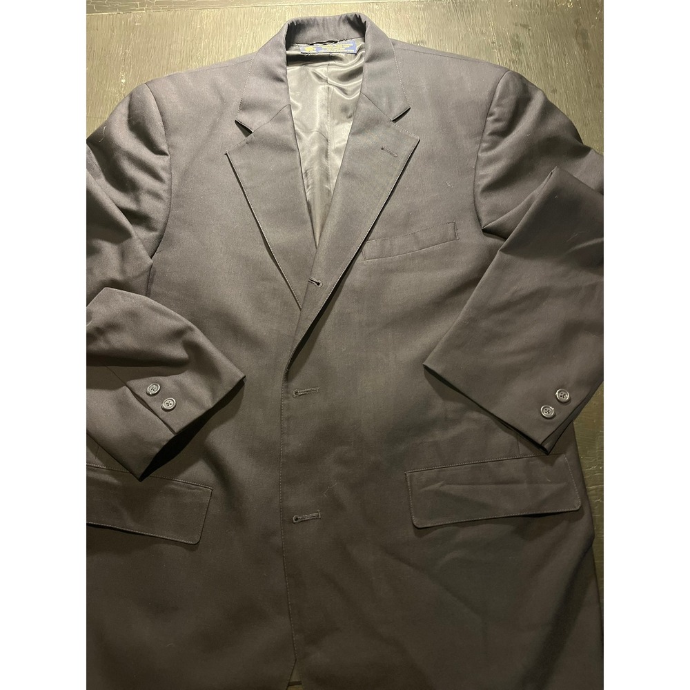 Brooks Brothers Men's‎ Black 100% Pure Wool Blazer Suit Jacket Made in USA